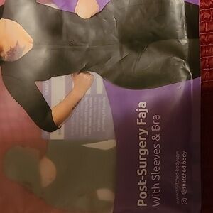 Snatched Body Post-Surgery Faja With Sleeves and Bra size Small